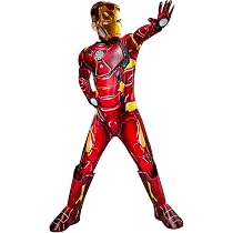 Iron Man 3 Kinder-Kostüm – Größe L (128 Cm), Mit Maske, Offiziell Lizenziert