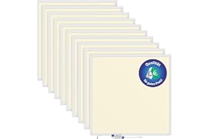 ‎LECOM LECOM 10x LED Panel 62x62 Deckenleuchten 3000/4000/6000K Rasterdecke Einbauleuchte (Warmweiß (3000K) ohne Aufbaurahmen)
