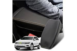 Ruiya per Copri bracciolo VW Tiguan 2 2017-2023, Copertura per bracciolo Centrale copri braccio Tiguan Centrale Bracciolo Copertura Protezion Bracciolo Protezione Accessori VW Tiguan 2