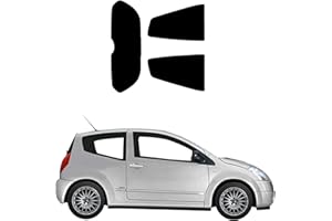 LOLLOMOTO Citroen C2 3P dal 2003 ad Oggi Pellicole Oscuramento Vetri Posteriori Auto Pre Tagliate a Misura - 50%