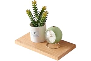 OAKERLAND Etagere Murale en Bois, Flottante Etagere Murale Chêne pour Salon Chambre Bureau Salle de Bains ou Cuisine