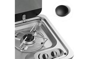Siegvoll Lot de 8 Capuchons en Caoutchouc pour vis de Plaque de Cuisson Dometic, Smev et Thetford, Accessoires pour Plaque de Cuisson de Camping-Car