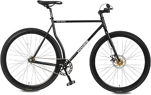 Merax Single Speed Road bike Fixed Gear bici con freno a disco : Amazon.it:  Sport e tempo libero