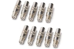 HPiano 10 Pezzi in Metallo Valve Extender Pneumatico, Adattatore prolunga valvola Pneumatico, Pneumatico Adattatore valvola Aria prolunga per Auto Camion Camper