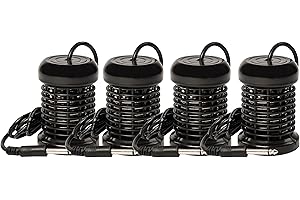 CHI-ENTERPRISE 4X Bobine d'électrode ION Array avec fiche Jack 6,3 mm pour Detox ION Cleanser, Royal Spa et Autres appareils, Noir