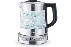Severin WK 3473 electric kettle 1 L Stainless steel,Transparent 2200 W