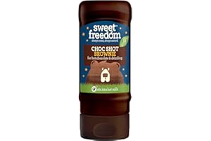 Sweet Freedom CHOC SHOT Brownie - 350 g | Natural Great Taste With Sweetness Derived from Fruit | Ideal for Coffee, Baking & Dessert | No Preservatives or Allergens | Vegan | Only 13 Cal Per Teaspoon