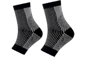 AQSQWQ Calcetines de compresión ortopédicos, Calcetines de compresión para mujer y hombre, Calcetines de compresión para aliviar el dolor de pies, tobillera deportiva (L/XL)