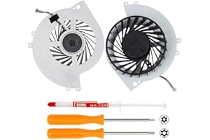 S-Union Ventilateur de Refroidissement Interne,Ventilateur de Refroidissement Remplaçable avec Tournevis,Convient pour Sony Playstation 4 PS4 CUH-10XXA CUH-11XXA CUH-1115A 500GB KSB0912HE Series