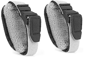 Musiin Lot de 2 amortisseurs de sourdine pour cordes de guitare avec ceinture réglable, pour frettes de vitesse, taille L, gris