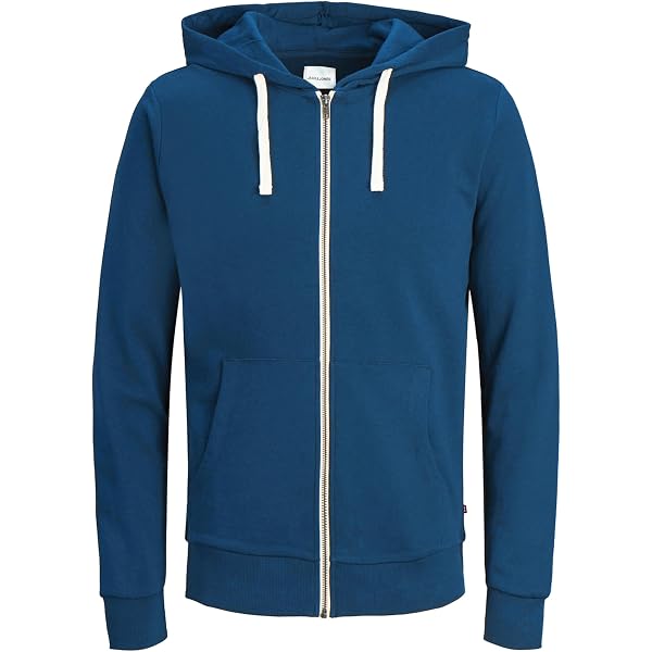 Hoodie Homme RED BRIDGE Sweat à Capuche Zippé Imprimé Cartes - Veste Confortable Et Tendance