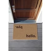 Koza Home Coco Hello Bye Koko Paspas Dış Kapı Paspası Kıl Kapı &Ouml;n&uuml; Paspası 40x60 3670, 40 x 60