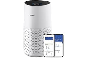 Philips 1000i Series Air Purifier - Removes Germs, Dust and Allergens in Rooms up to 78 m², Sleep Mode (AC1715/30)