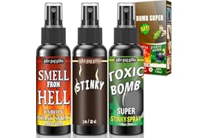 SEELENKLANG Boule Puantes Puissante Spray Puant - 3 Pièces Fart Spray Qui PUE Le Caca pour Farces et Créer Atmosphère