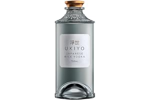 UKIYO Rice | Traditional Japanese | Craft Small Batch Vodka | Awamori Long Grain Rice Spirit | Soft, Sweet, Floral | 40 Percent ABV | 70 cl