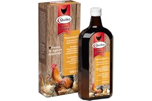 Quiko Hobby Farming Vitacombex H 500ml - Jugo multivitamínico para Pollos, codornices y Aves de Corral - Suministro óptimo de vitaminas para Pollos