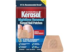 Kerasal Fungal Nail Renewal Nighttime Nail Patches, Restores Appearance of Discolored or Damaged Nails, 14 Count