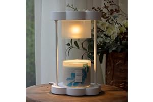 MAKYTWOW Candle Warmer Lamp with Dimmer, 2H/4H/8H Timer, Compatible with Yankee Candle Large Jar Candle, Home Decor Gift for her, Birthday Gift for mom, Home Scented Jar Candles Heater,White