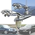 JMD GLOBAL SALES Front Hood Ornament Car Emblem Logo Cover Badge Fit for Jaguar XJ XE XF XK F-PACE F-Type I-PACE