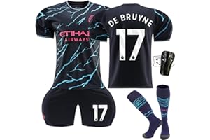 ASKAWTE Manchester - Harland De Bruyne Grealish Foden-Soccer Jerseys Football Kit, Football T-Shirt for Sports Fans, Shorts, Socks, Shin Pads