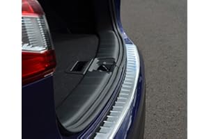 ALVM PARTS & ACCESSORIES Chrome Bumper Sill Protector Trim Cover To Fit Qashqai (2014-17)