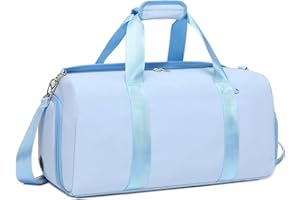 Kimwadalh Borsa Sportiva Ragazza Borsa da Palestra Ragazze Leggero Borsone Sport Bambini Borse da Viaggio Tote da Palestra Multifunzionale Borsa Sportiva Viaggio Ginnastica