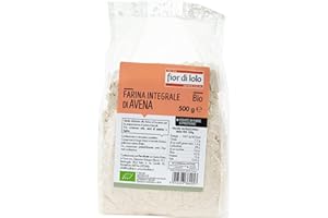 Fior di Loto Farina Integrale di Avena Biologico, 500g