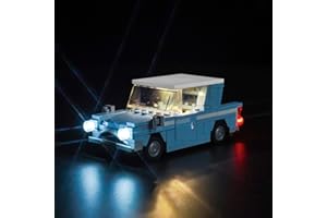 BRICKBLING Zestaw świateł LED do modelu LEGO 76424 Latający Ford Anglia, zestaw oświetlenia dekoracyjnego, kreatywna zabawka (zestaw nie obejmuje modelu)