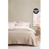 Yataş Bedding Holly Wellsoft Blanket Single - Ecru