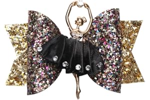 Asudaro Kinder Haarnadel Ballett Mädchen Bowknot Haarspange Kopfschmuck Haarschmuck Pailletten Prinzessin Clip Haarschleifen Haarclips Haarklammern