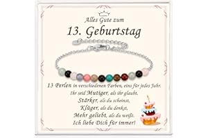 PDTU Geburtstagsgeschenk für Mädchen 6-18 Jahre, Buntes Armband Geschenk für Teenager zum Geburtstag