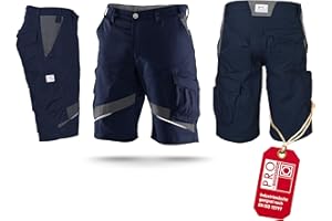 KÜBLER Workwear ACTIVIQ Shorts | Arbeitsshorts Herren | Kurze Arbeitshose | Workwear Herren | Arbeitskleidung für Handwerk & BAU | Einsatzhose mit Taschen | Arbeitshose kurz | Oeko-TEX®