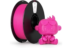 kexcelled PLA Filamento para Impresora 3D 1,75 mm +/- 0,03 mm, Colores Vivos, Alta Estabilidad, Apto para la Mayoría de Impresoras FDM, Bobina de 1 kg (2,2 lbs), CMYK Magenta