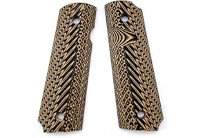 Aibote Dimensione Piena G10 1911 Impugnature per pistola Coltello per pistola Personalizzato FAI DA TE Maniglie EDC Materiale adatto alla maggior parte dei modelli Commander, Standard e Government 1911