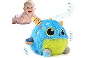 Own1one Toys for 1 2 3 Year Old Girls Boys Gifts, Crawling Monsters Baby Toys with Musical Sound, Toddler Interactive Sensory Plush Toys, Birthday Present Gifts for Kids 1 2 3 Years Old Boys Girls