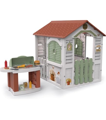 Boîte Aux Lettres Enfant Pour Tour De Jeu – Gris/jaune, Plastique Résistant Aux Intempéries, Fixable Sur Cabane De Jardin, Accessoire De Jeu Extérieur