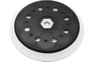 BE IN YOUR MIND Supporto a gancio e fibbia da 6 pollici 150 mm 15 fori compatibile con Makita BO6050 BO6050J Levigatrici Orbitali Casuali Disco di Lucidatura Pad di Protezione Strumenti Abrasivi