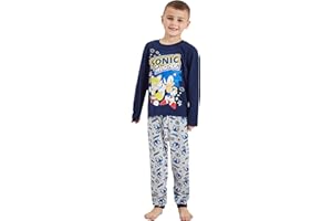 Kids Essentials Boys Sonic the Hedgehog Pyjamas Gamer Gaming Pyjamas Nightwear