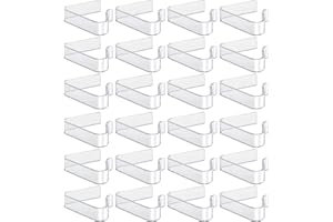 FOEEORT 24 PCS Table Cloth Clip, Plastic Transparent Picnic Tablecloth Clips Large Windproof Transparent Table Clips, Suitable For Christmas, Family Wedding Party, Indoor And Outdoor Camping