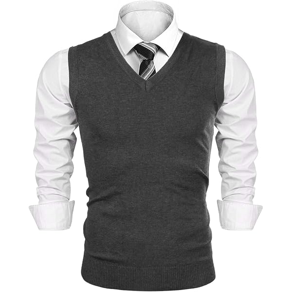 Gilet Homme Sans Manche Laine Gilet Sans Manches Décontracté En