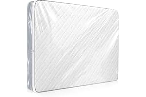 WOOWAIR Funda protectora de plástico para colchón, bolsa de almacenamiento impermeable, funda de colchón, protector de colchón de plástico para mudanzas, almacenamiento y transporte (150 x 200 x 30