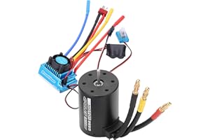 Vbestlife RC 3650 2300KV Impermeabile 4 Poli Motore Brushless Con 80A ESC Combo Set Adatto Per 1/10 Telecomando Auto RC Accessori