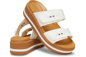 Crocs Brooklyn BuckleFrostedLowWedge, Sandali Donna