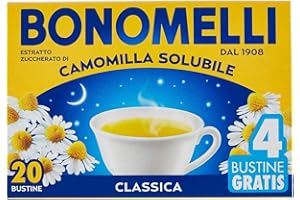 3x Bonomelli camomilla löslich entspannendes Getränk Kamille 20 beutel + 4 frei