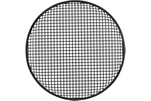 QTX 15 Inch Metal Speaker Grille with Robust Black Powder Coating