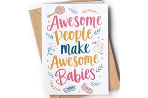 Greeting Cards for Everyone Biglietto di Auguri per Nascita - Biglietto Nascita Bimba, Bimbo - Auguri Battesimo Bambino, Bambina - Regalo Bigliettino per Baby Shower, Boy, Girl, Neutro - NUM 218