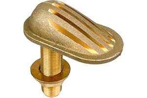 GATE 14 GATE14® Presa a Mare, Filtro di Aspirazione Passascafo in Ottone Ø Filettatura: 1/2"