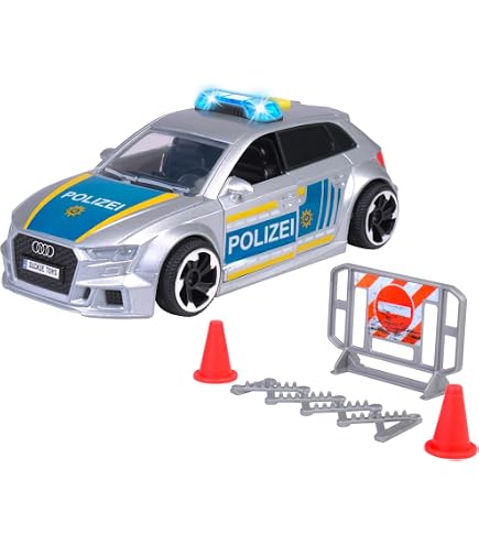 Simba Auto Mercedes-AMG E43 Police Car Toy - 30cm Scale 1:16 With Lights, Sound & Automatic Drive (Batteries Included)