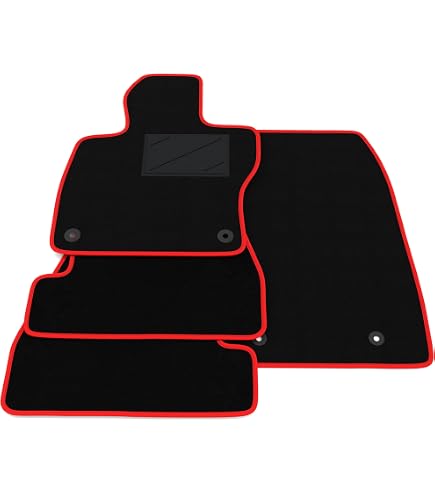 Set Tappetini realizzato per FORD FIESTA anno dal 2002 al 2006 in Moquette di fibra fondo antiscivolo Colore ANTRACITE con Logo