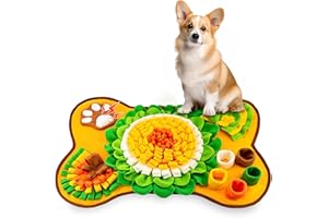 TESYEUX Alfombra Olfativa para Perros,Snuffle Mat para Perros,Alfombra de Actividades para Mascotas,Inteligencia Perros Snuffle Mat para Perros y Gatos,Estera de Alimentación para Entrenamiento de Forrajeo